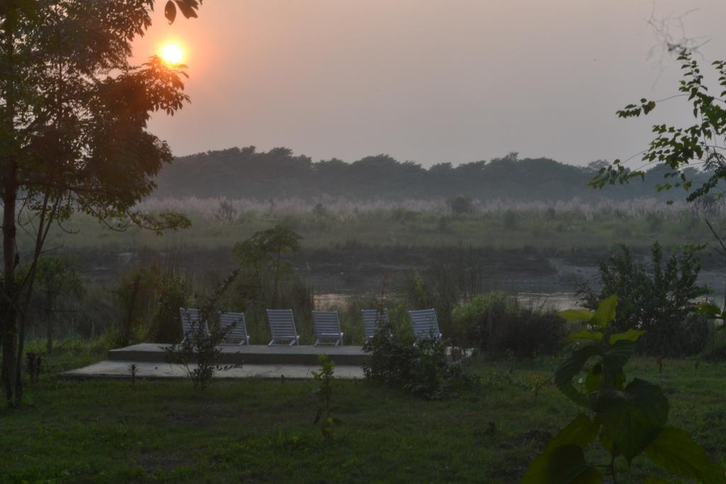 River View Jungle Camp Sauraha Exterior foto